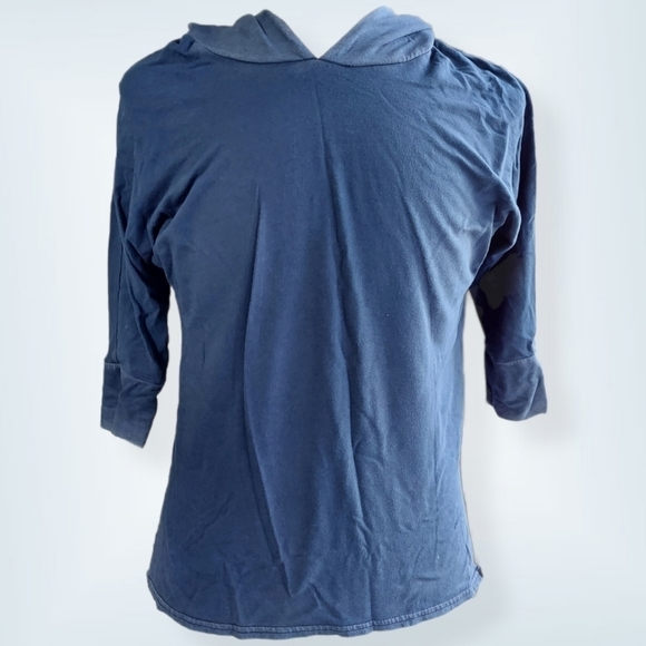 American Eagle Outfitters Tops - AEO Soft & Sexy Faded Blue Hoodie Top Tee
